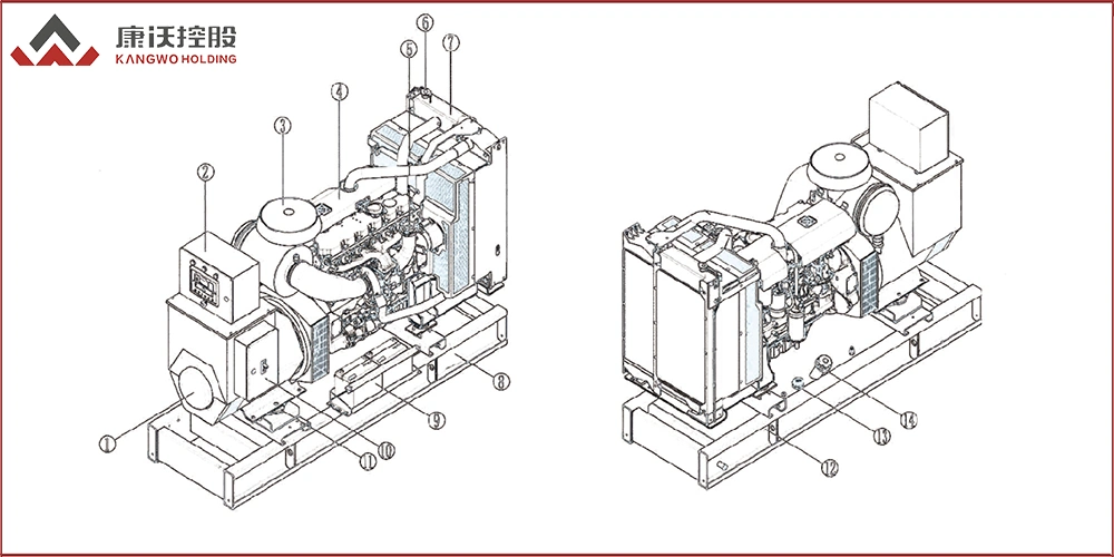 Three-Phase 80kw 100kw Ultra-Quiet Diesel Generator