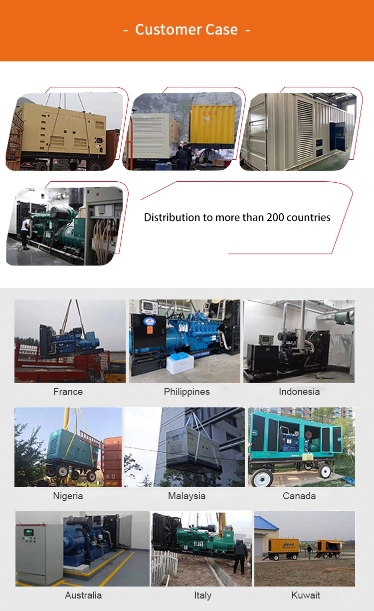 Silent Diesel Generator Set 200/250/300/500 Kw 350kw Factory Hotel Emergency Power Supply Electric Generator Made in China