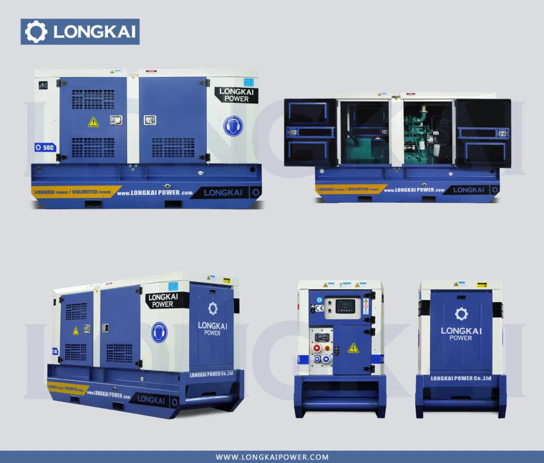 Water Cooling 22kw 28kVA Prime Cummins Silent or Open Power Diesel Generator with Permanent Magnet Alternator