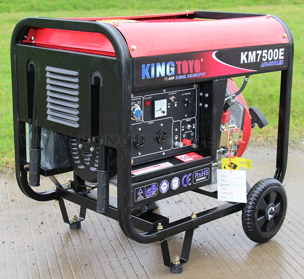 Portable Gasoline Diesel Inverter Welding Generator for Sale 200 250 300 AMP 5kVA 6kVA 7kVA Gas Engine Driven Stick Welder Generator and Welding Machine Price