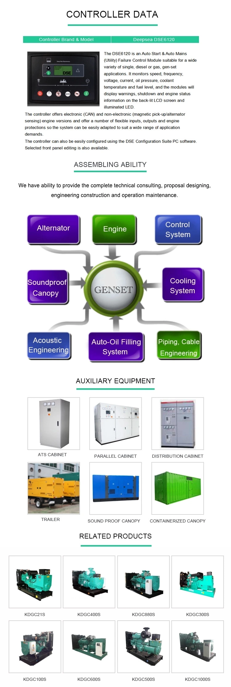 China Factory Diesel Welding Generator