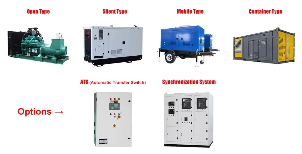 with Cummins Engine 100kw 200kw 300kw 400kw 500kw Diesel Generators for Sale