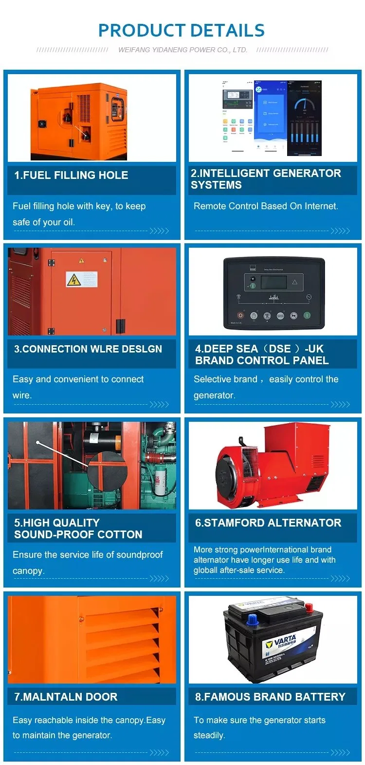 100kw Silent Diesel Diesel Generator with Cummin S Engine