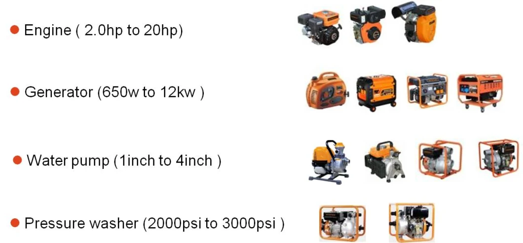 1000W Gasoline Generator with United Power Gg1256 (50Hz)