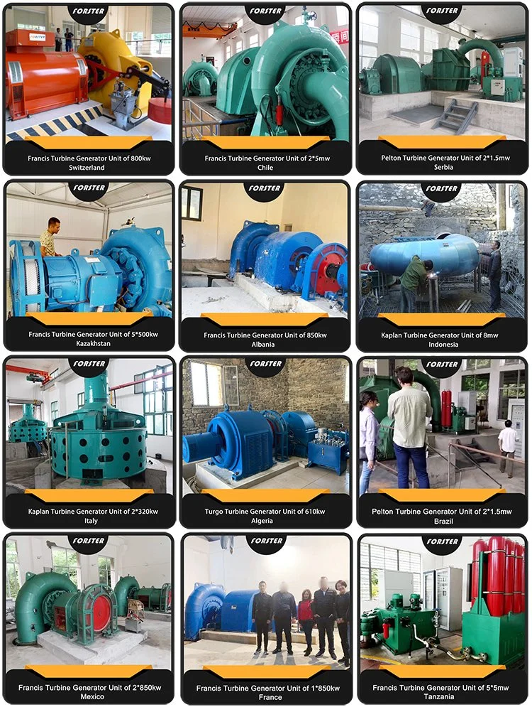 Hydro Small Water Turbine 100kw 200kw 300kw 400kw 500kw Turbine Generator