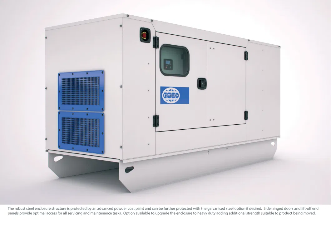 Three Phase Powered by Perkins Fg Wilson Super Silent 200 Kw 250 kVA Diesel Generator