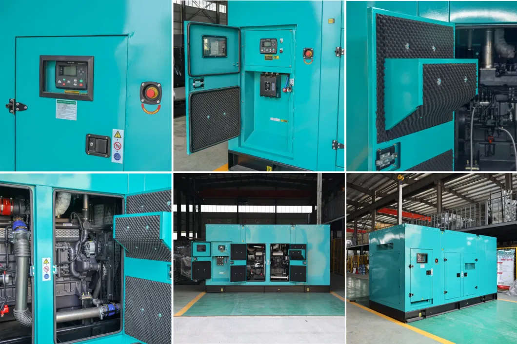 Silent Diesel Generator Water Cooled Cummins/Volvo/Yuchai Engine Diesel Soundproof 10-3750kVA Electric Power Generator