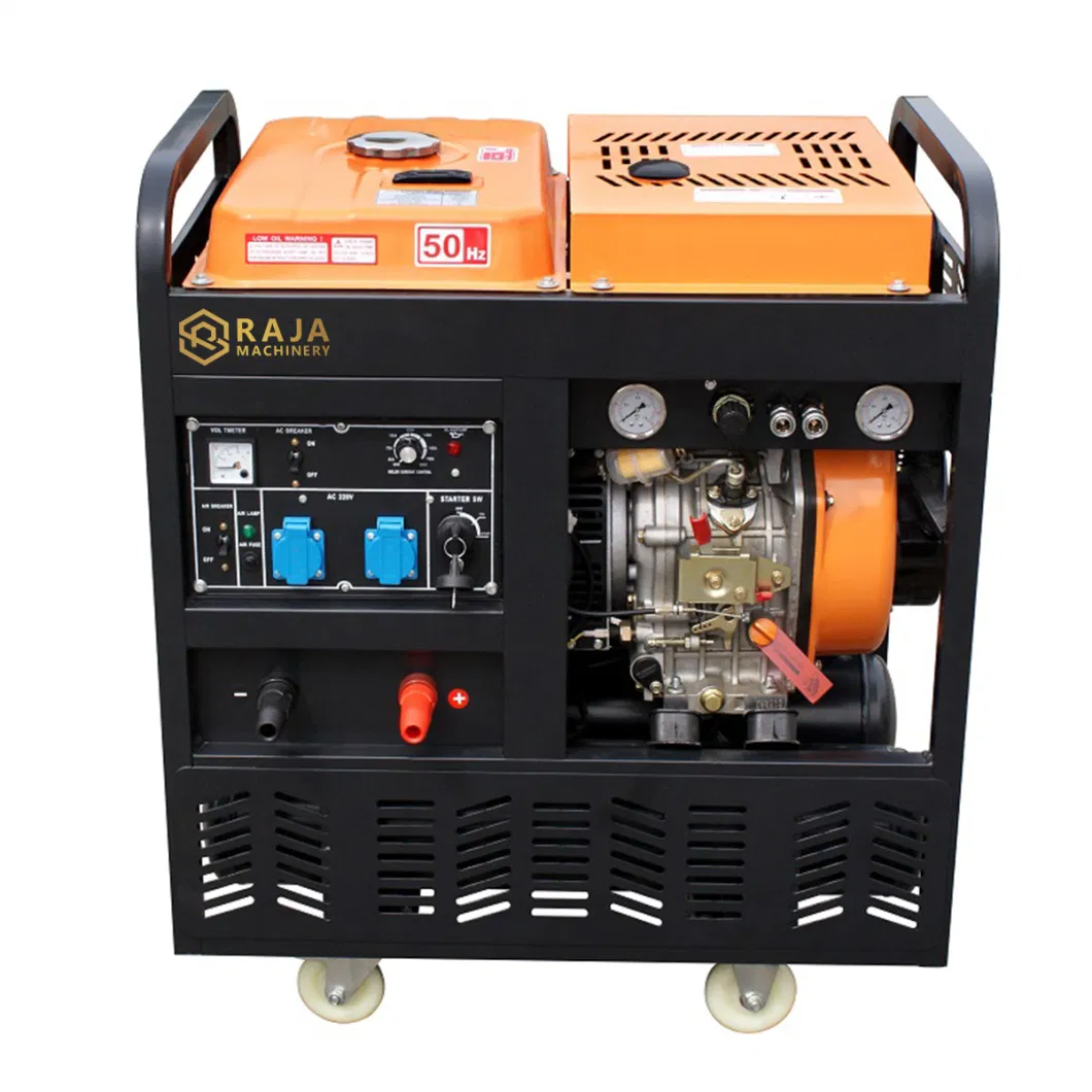 Open Frame 2.2KW Professional Diesel Welding Generator for Rail Use