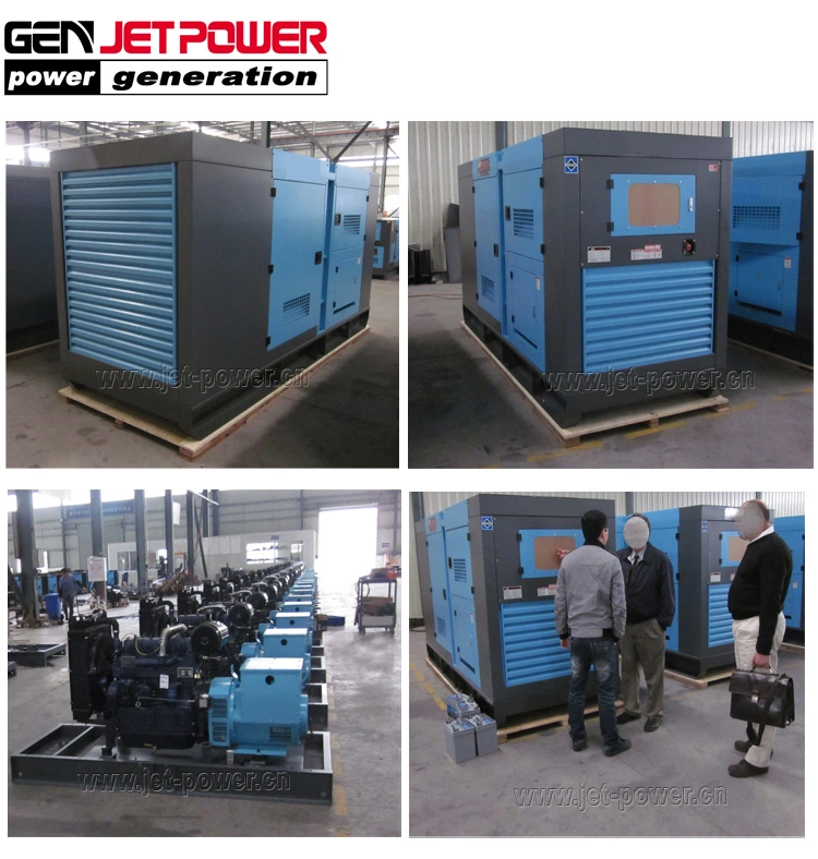 Factory Price 125kVA 100kw Quiet Diesel Generator with Silent Canopy