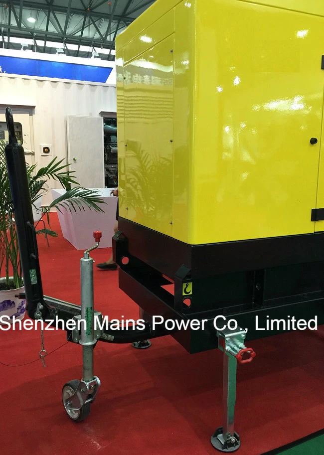 Trailer Mobile Cumins Diesel Generator 100kVA 80kw Trailer Silent Generator