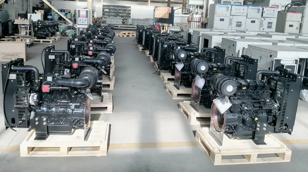 3 Phases 30 Kw 50 kVA Water Cooled 1500/1800 Rpm 4 Strokes L Type Engine Powered Soundproof/Container Diesel Generator Set/ Silent Diesel Generator