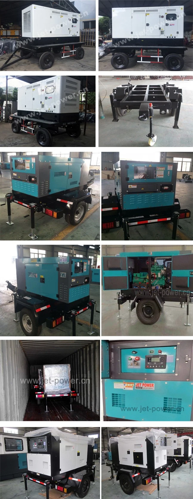 10kVA 25kVA 100kVA 200kVA 500kVA Silent Soundproof Diesel Generator