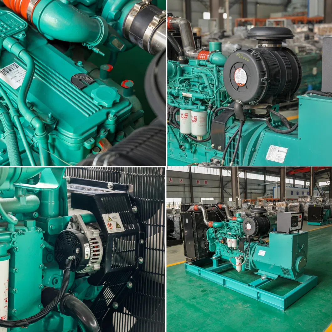 25kVA - 500kVA Electric Power Generator Volvo/Mtu/Cummins Engine Generator Diesel Generator with Brushless Alternator