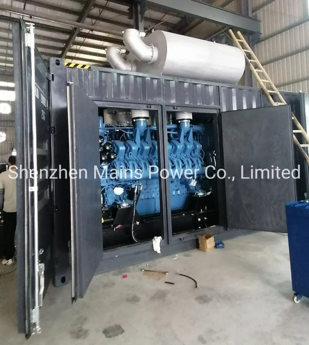 2250kVA 1800kw Mtu Diesel Generator Standby Power Plant 16V4000g23 Engine