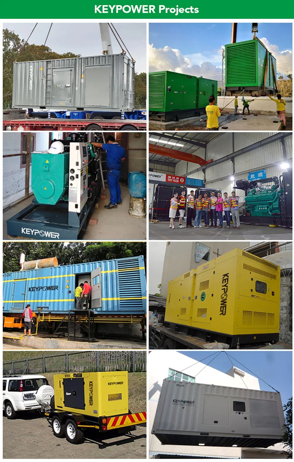 20kVA 30kVA 50kVA Silent Generator Set China Yangdong Y385 Diesel Engine Parts