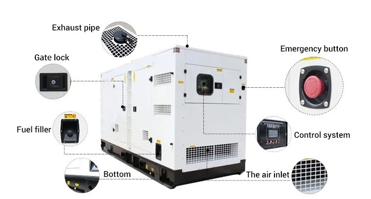 Power Silent Diesel Generator Price Sale 15 kVA Generator for House Use