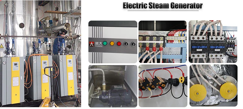 Small Vertical Mini Portable 9 12 24 36 48 54 60 72 90 100 150 180 200 250 300 350 Kw Electric Powered Steam Generator for Sale