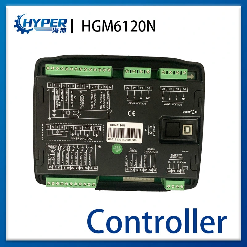 Hgm6120n Smartgen Auto Start Generator Controller Amf Module Panel Diesel Genset Parts