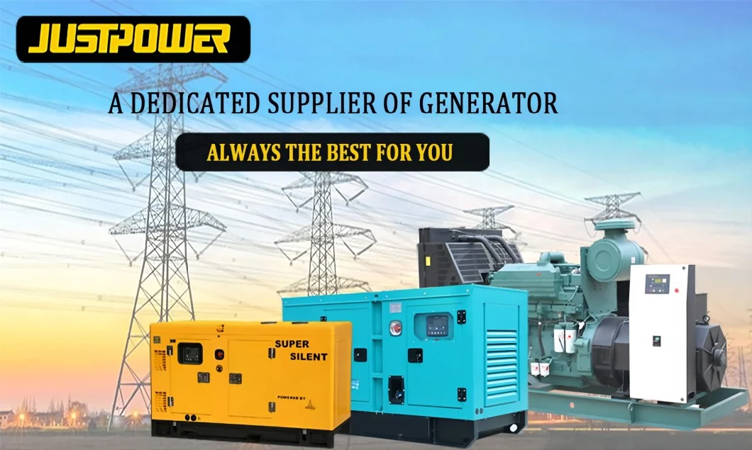 Made in China Good Performance Diesel Generator 200kw Electric Power Generator 50kVA 25kVA with UK-Cumins Engines