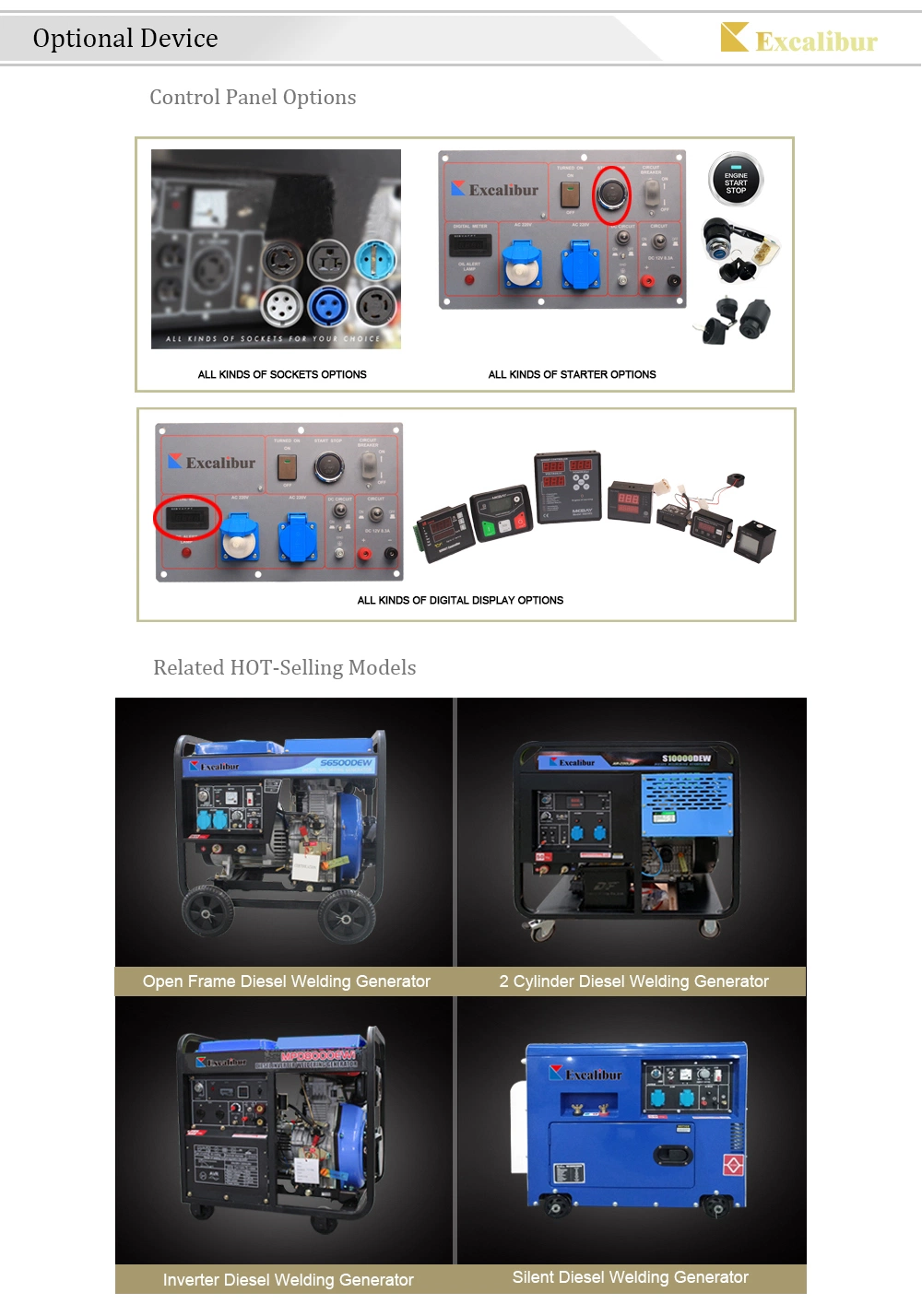 High Performance 10HP Air Cooled Diesel Inverter Welding Generator