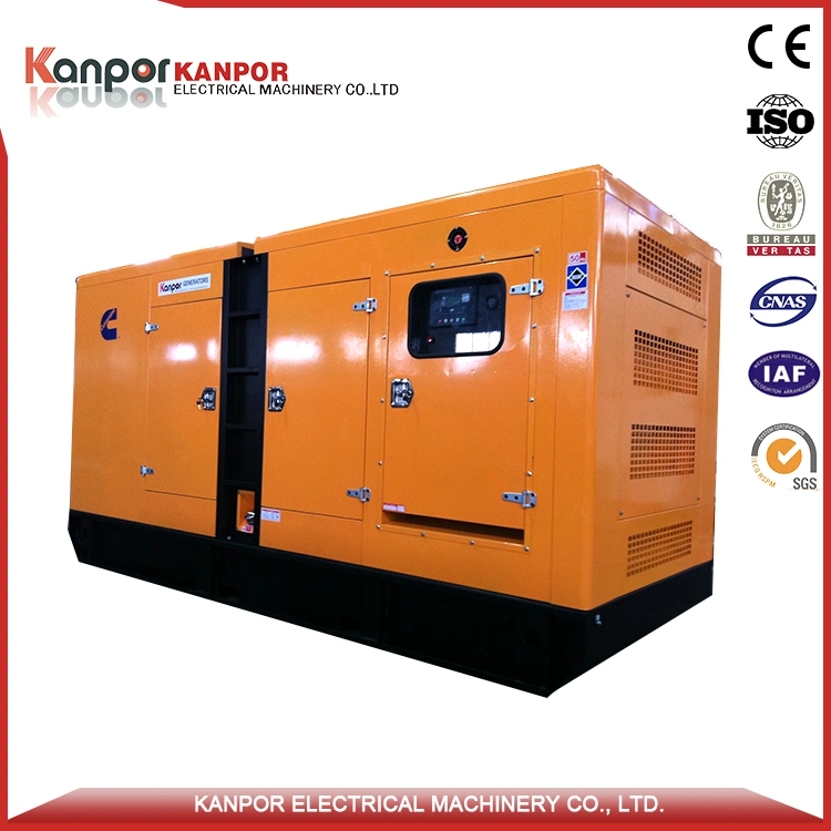 Kpc375 300kw 375kVA Diesel Electric Silent Turbine Generator (Cummins NTA855G1B)