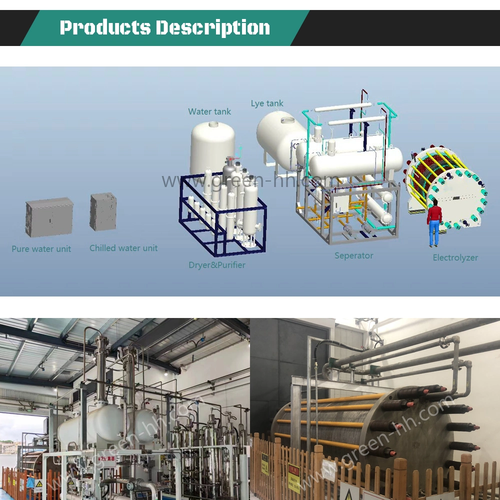 High-Purity Industrial Alk Water Electrolysis Large-Scale Hydrogen Generator Electrolyzer