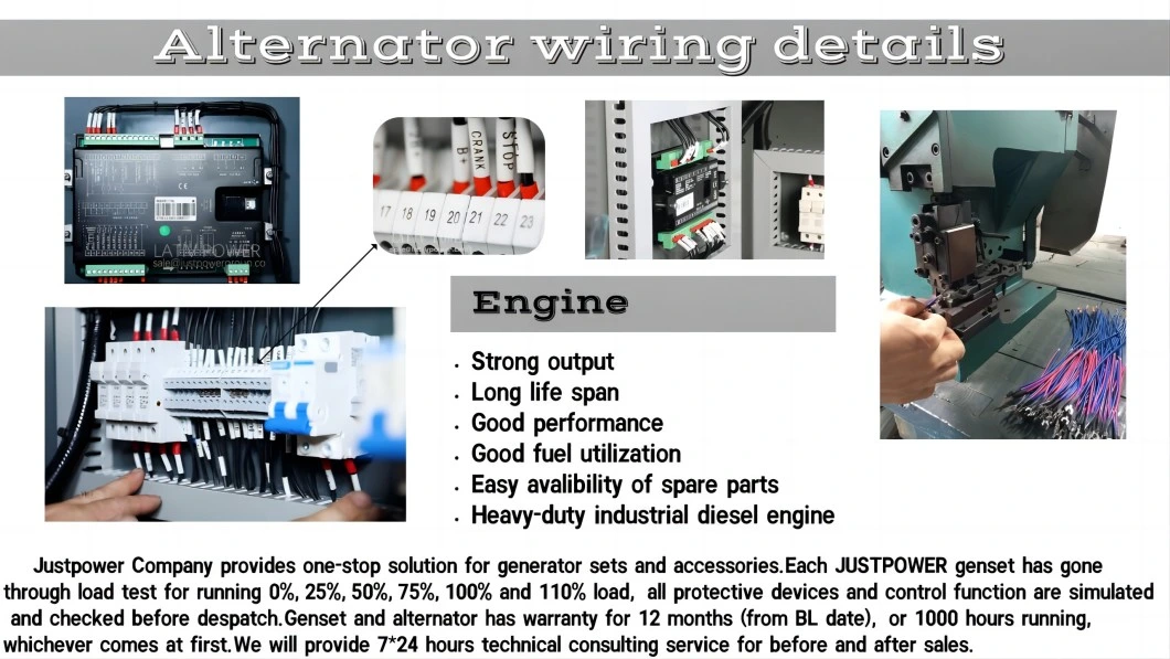 Made in China Good Performance Diesel Generator 200kw Electric Power Generator 50kVA 25kVA with UK-Cumins Engines