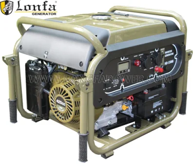 3 kW 3 kVA 5 kw 5kVA 6.5kw 6.5kVA 8 Resistente senza spazzole raffreddato ad aria alimentato da Hondagx420 portatile silenzioso militare THD&lt;3% inverter generatore a benzina