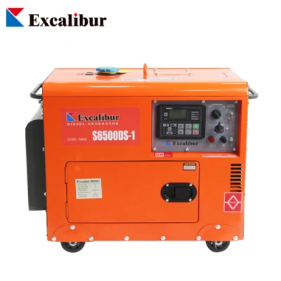 Generatore diesel silenzioso portatile di piccole dimensioni da 5 kw 6 kw 7kw 7500ds