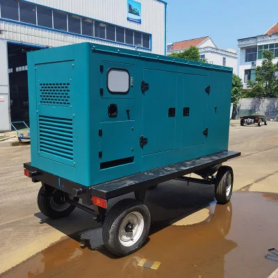 Potenza HF Ricardo Serie 20 kW 25 kVA 50 Hz Rimorchio a telaio aperto, 60 Hz, trifase e singolo raffreddato ad acqua Gruppo elettrogeno diesel silenzioso con motore a 4 cilindri e 4 tempi