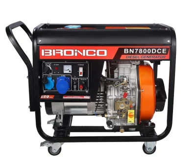 Generatore diesel di tipo aperto da 5 kVA 6 kVA facile da usare