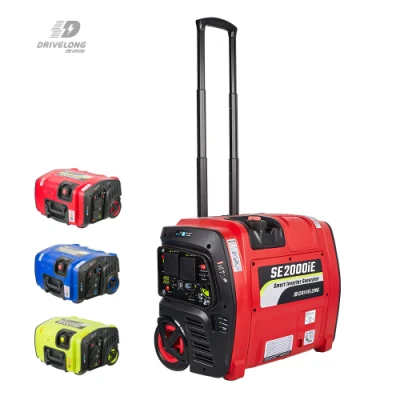 2kw 3 kw raffreddamento ad aria inverter a benzina /Silent Digital Camping Portable Generatore con ruote