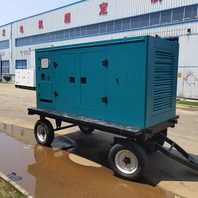 Potenza HF Ricardo Serie 20 kW 25 kVA 50 Hz Rimorchio a telaio aperto, 60 Hz, trifase e singolo raffreddato ad acqua Gruppo elettrogeno diesel silenzioso con motore a 4 cilindri e 4 tempi