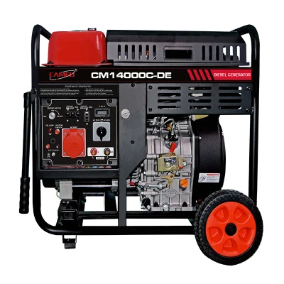  Generatore diesel 10000 da 10000 W, 10 Watt, 10 kVA, 10 kw di tipo aperto KW 10 kVA 10000 W Portable Power Home Electric Diesel Generatore