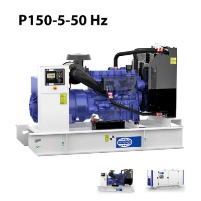  Gruppo elettrogeno diesel per impieghi gravosi, motore UK-Perkins, generatore diesel da 150 kVA