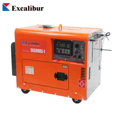 Generatore diesel silenzioso portatile di piccole dimensioni da 5 kw 6 kw 7kw 7500ds