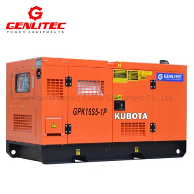 Generatore domestico portatile monofase/trifase Super Silent 10 kVA 12 kVA 15 kVA 20kVA 25kVA 30kVA Kubota Yanmar Isuzu piccolo generatore diesel
