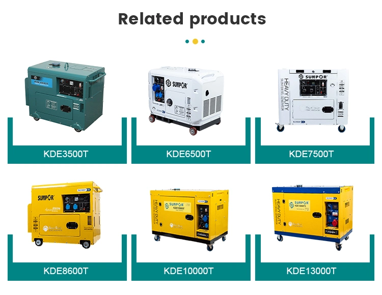 10kw 10000watt Three Phase Silent Type Diesel Generator