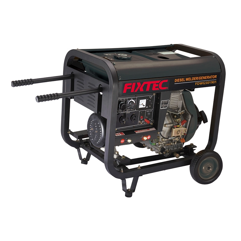 Fixtec 4500W 5.5L Single-Cylinder Electrical Diesel Welder Generator Welding Machine