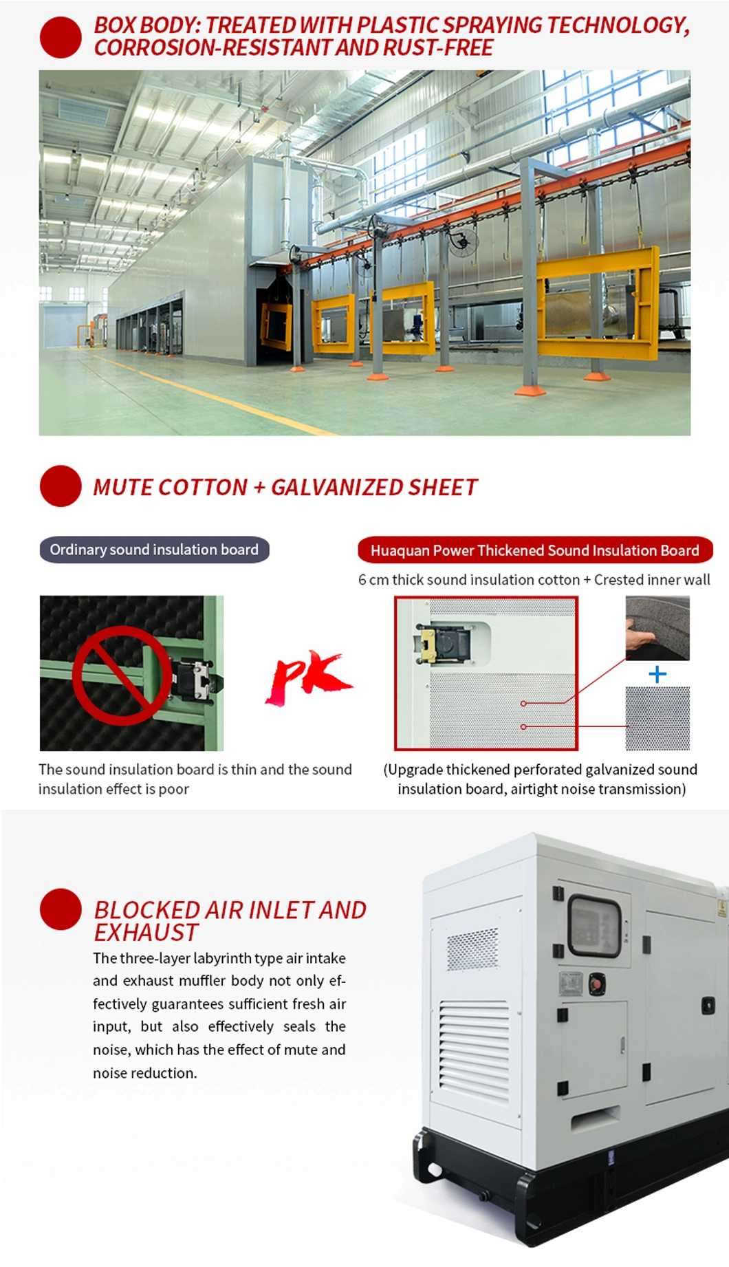 Weichai Power 50Hz 30kw 37.5kVA Canopy Type Diesel Generator with Engine Wp2.3D33e200