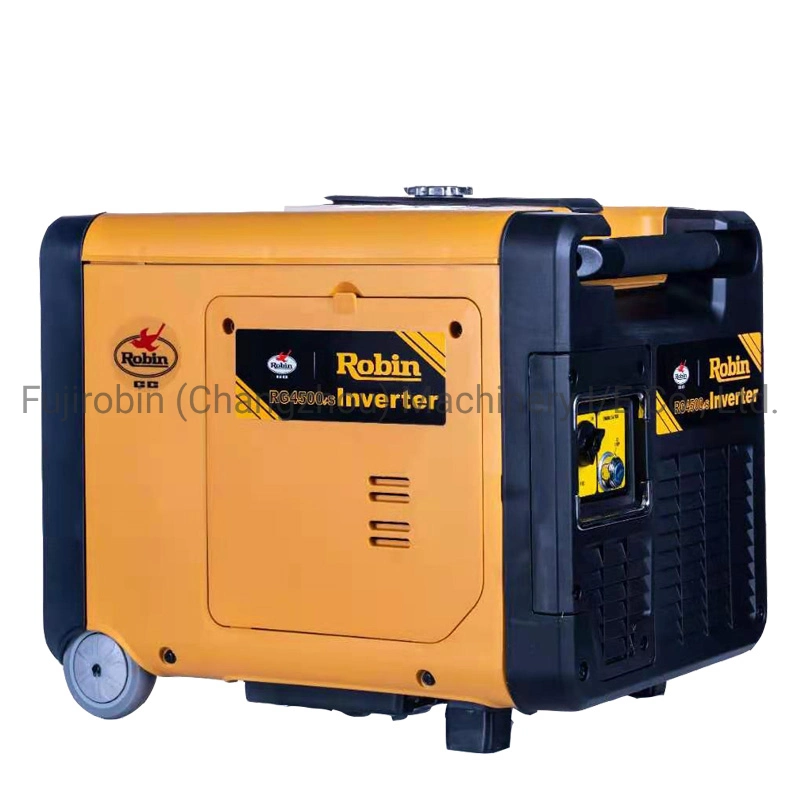 Air-Cooled Rgi4500 Original Robin Super Silent 4kVA Prefession Portable Petrol Generator