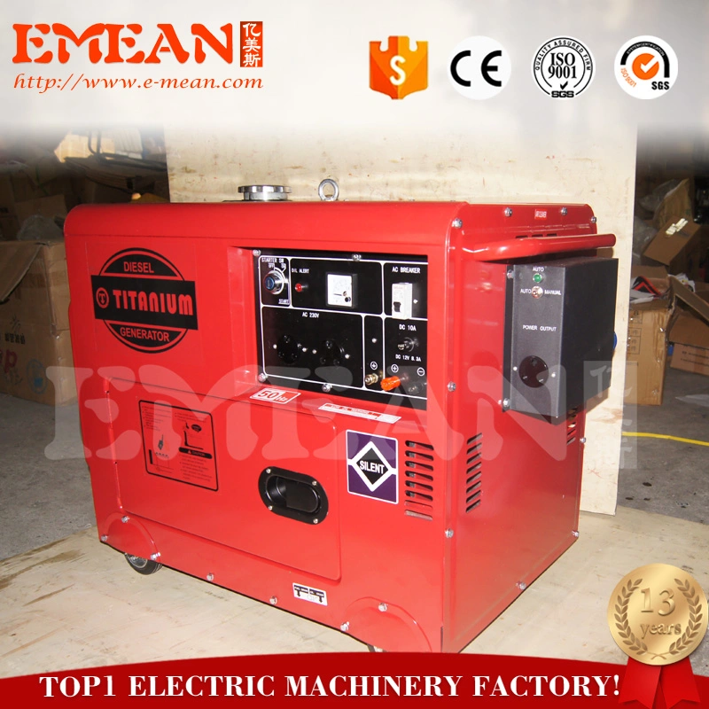 China Manufacture Fuelles 4kVA Silent Diesel Generator