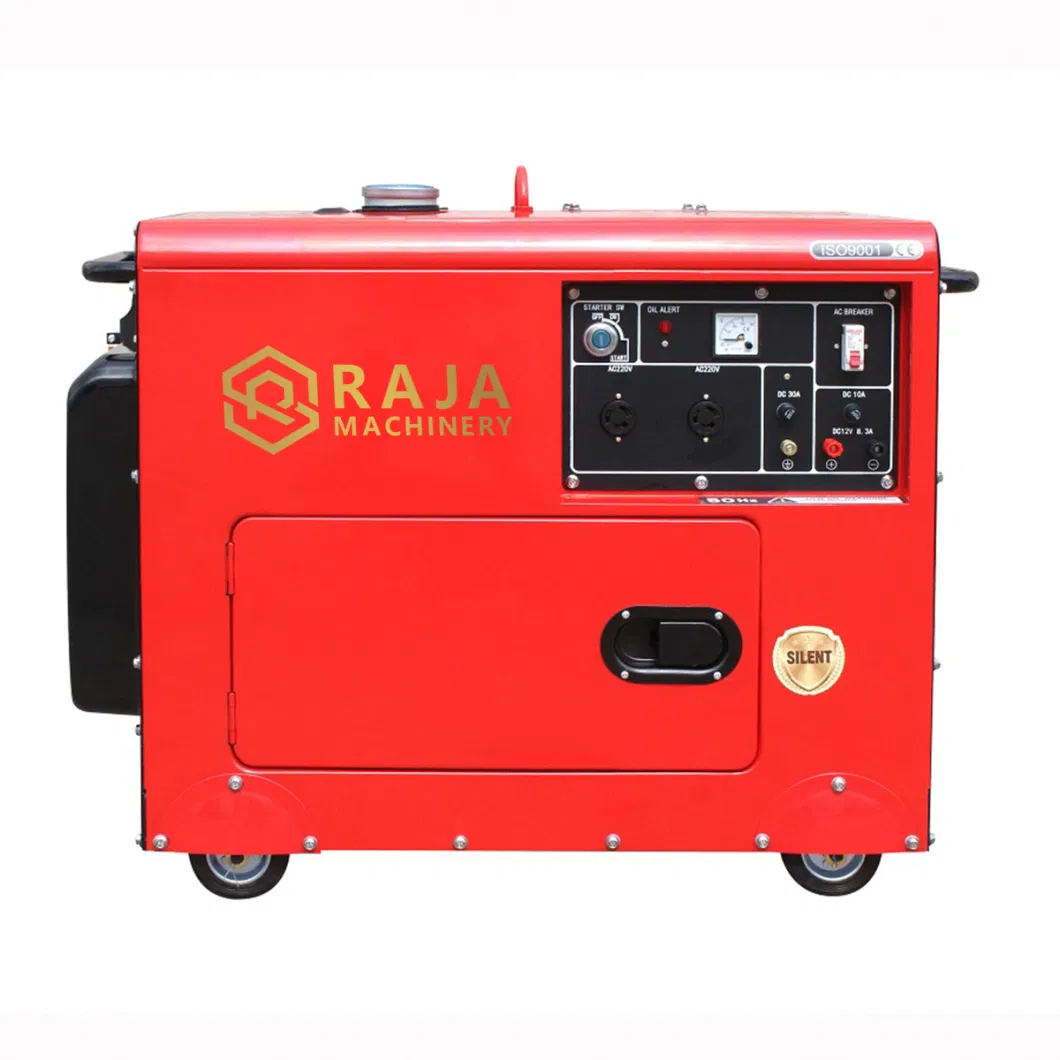 Hot Sale 9.8HP 5.5KVA 5.5KW 5500W Super Silent Diesel Generator