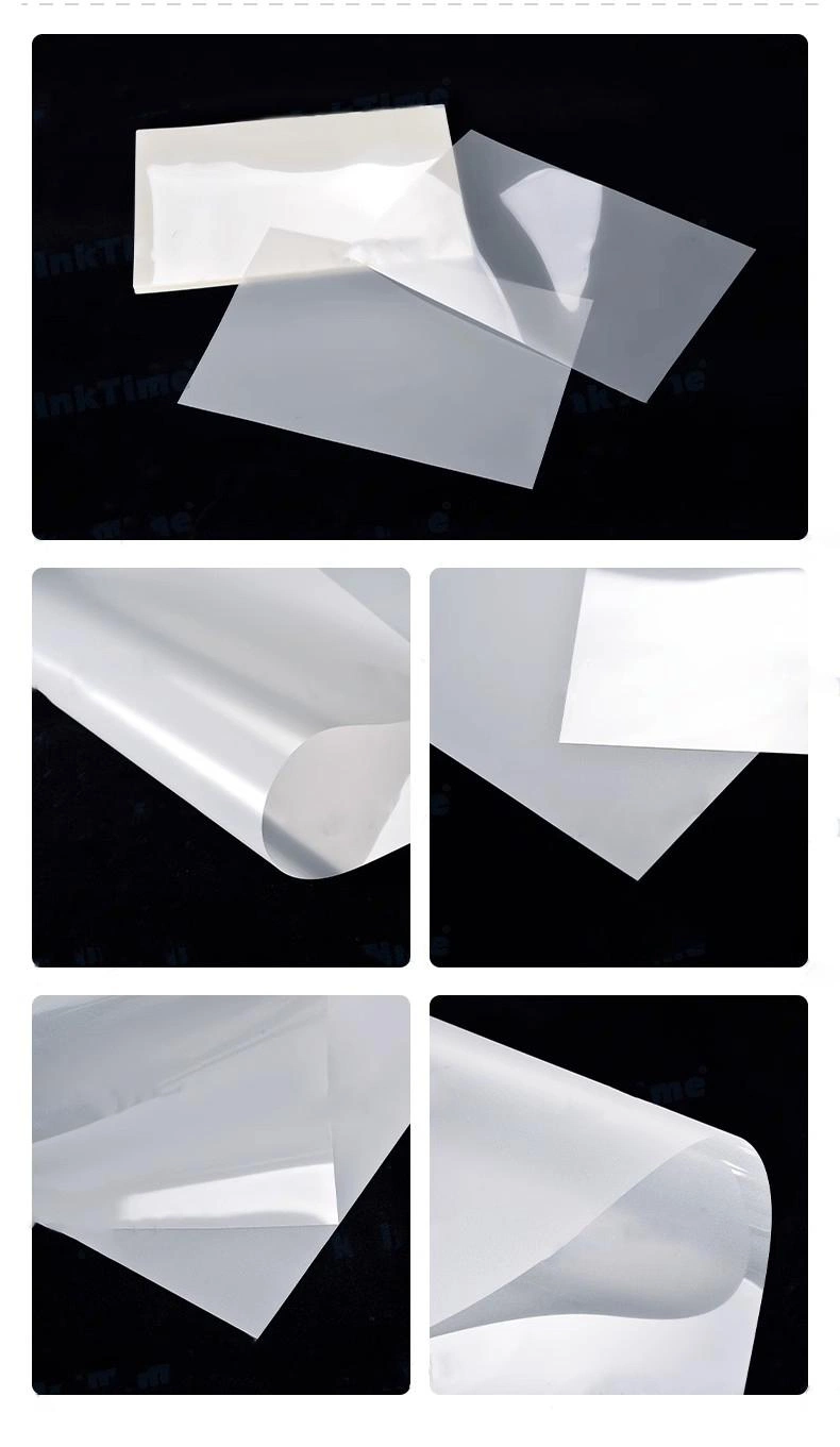 Single-Side Double-Side Hot/ Cold Peel 60cm 30cm 33cm 43cm Dtf Transfer Pet Film for Digital T-Shirt Printing Machine Dtf Printer