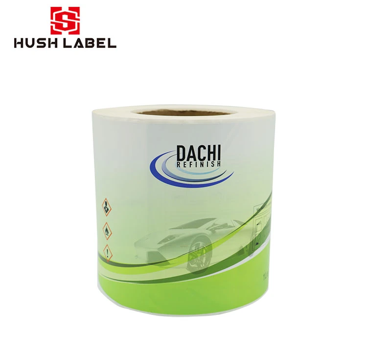 Custom Waterproof Car Oil Logo Iml Label Film Cooler Paint Bucket in Mould Label for Plastic Bottle