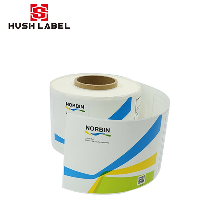 Custom Printing in Mould Label Stickers Film Paint Oil Bucket in Mold Label White PP Products Plastic Bottle Iml Label