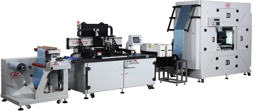 Multicolors Clothing Label Automatic Screen Printing Machine