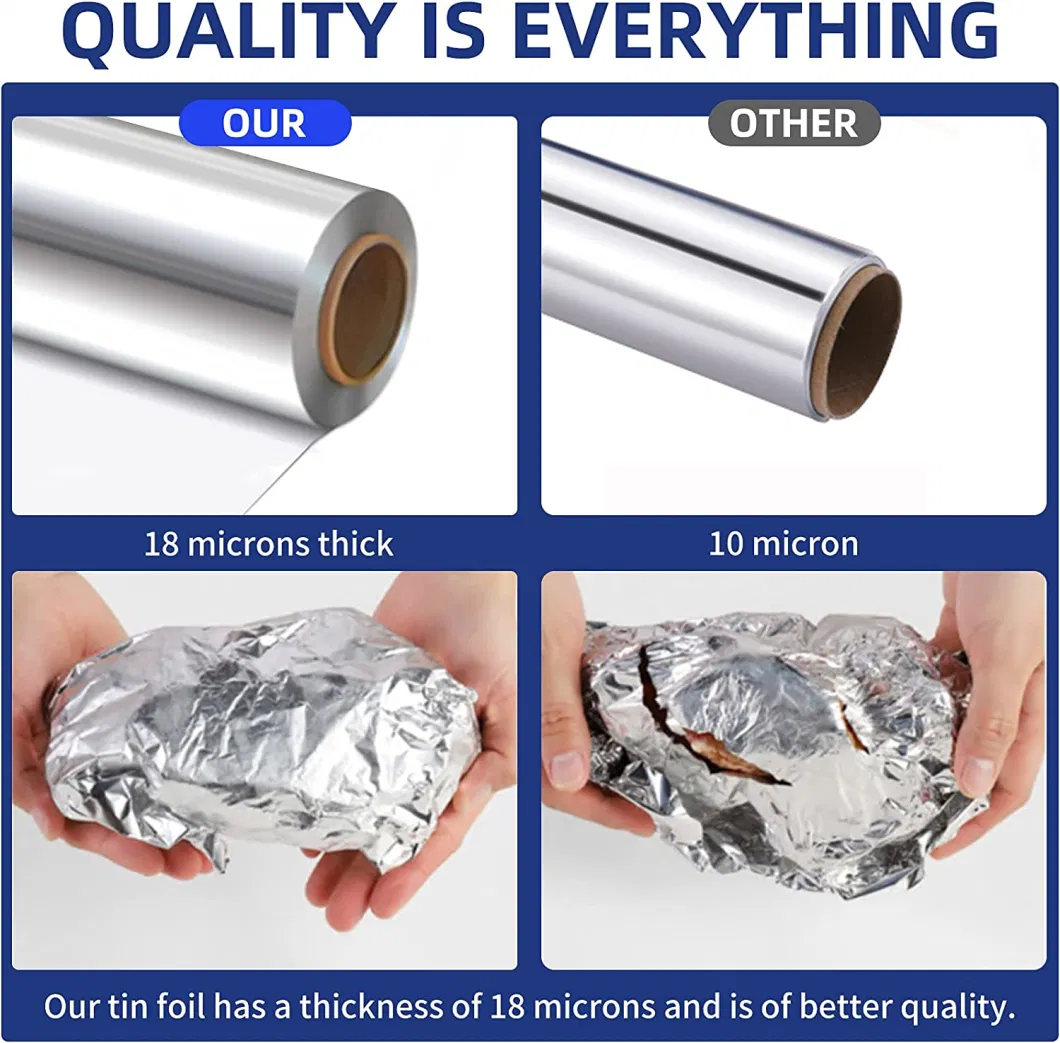 Precut Customized Aluminum Foil Paper for Food Packaging