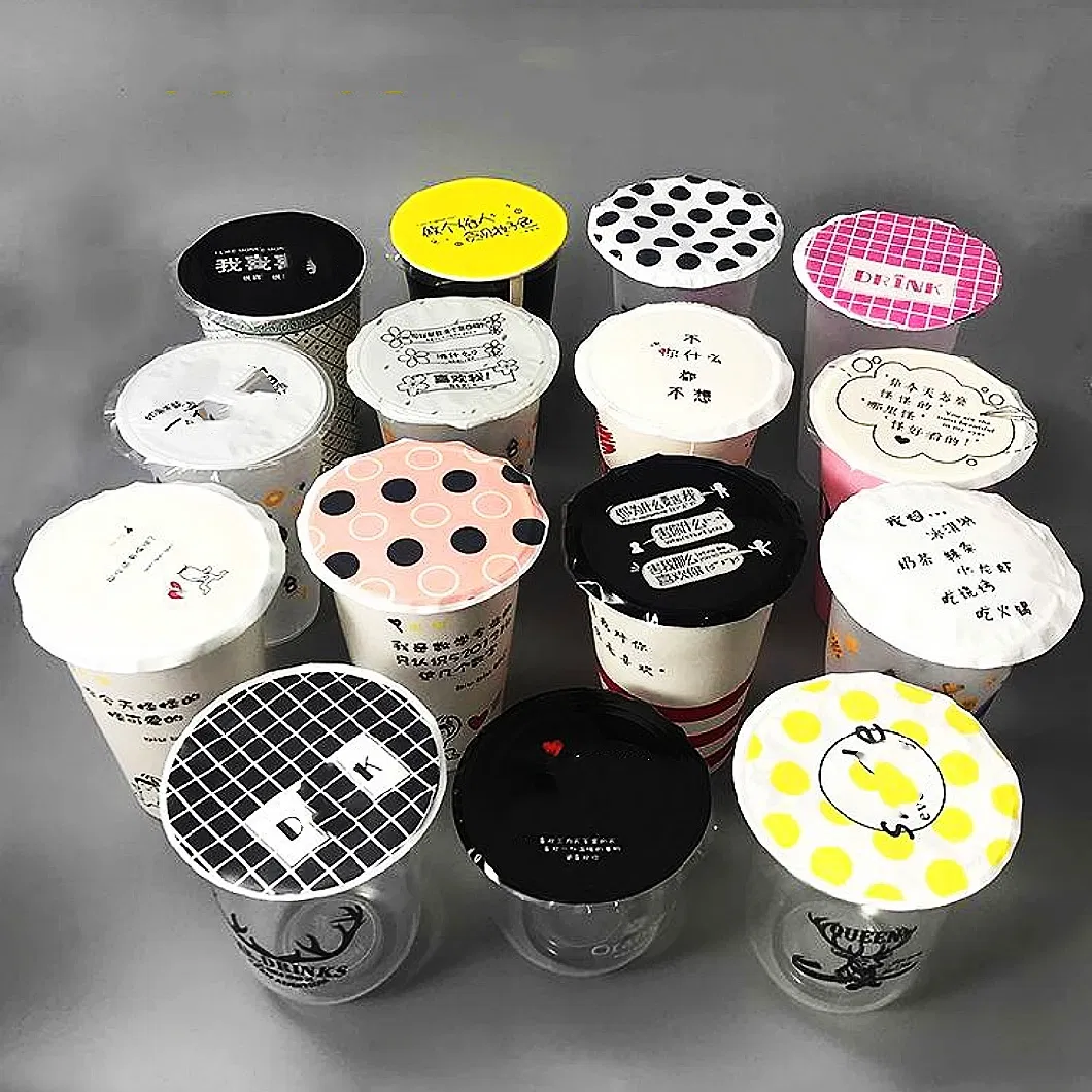 Food Grade Custom Logo CPP/Pet Plastic Stretch Cup Sealing Film