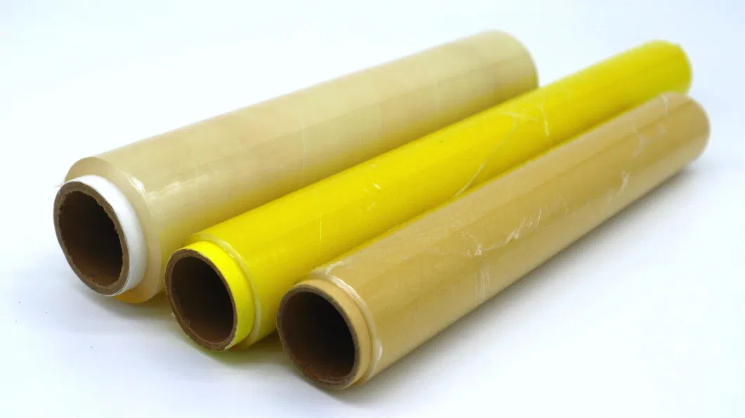 Food Grade Jumbo Roll Printed Moisture Proof Customized Soft PVC Cling Film